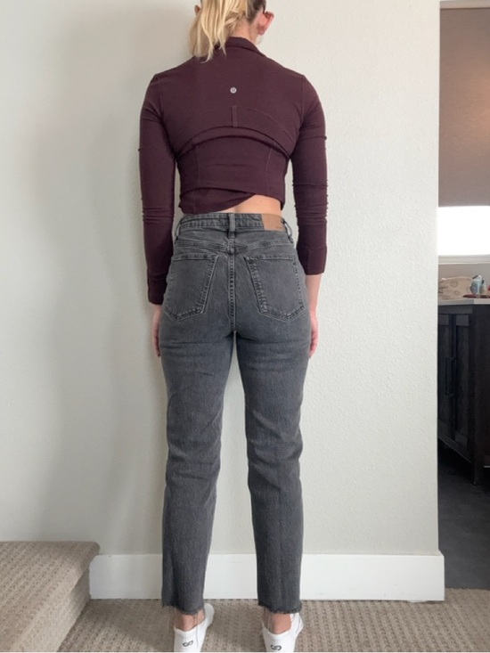 Madewell High-Waist Curve Love Washed Black Denim Jeans - Picture 2 of 6